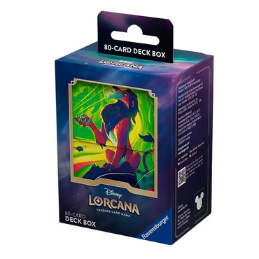 Disney Lorcana: Azurite Sea - Deck Box - Scar (Pre-Order)