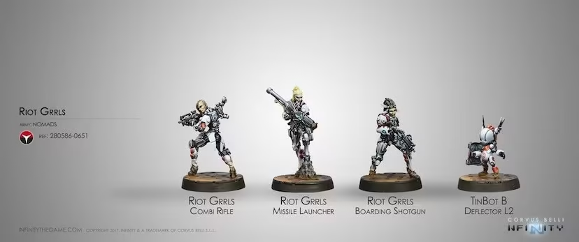 Riot Grrls Infinity Corvus Belli