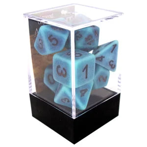 Poly Dice Set - Ancient - Peacock, Boxed