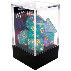 Poly Dice Set - Mythic - Byzantium GEM, Boxed