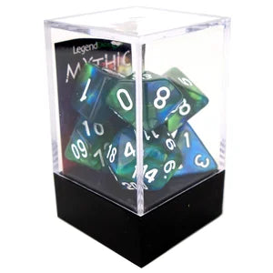 Poly Dice Set - Mythic - Fireflies Forest, Boxed
