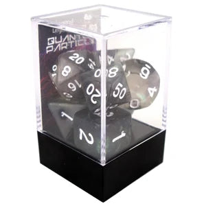 Poly Dice Set - Particle UV Glow - Explosion, Boxed