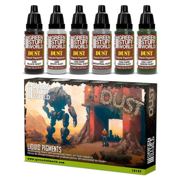 Green Stuff World Liquid Pigments Set - Dust