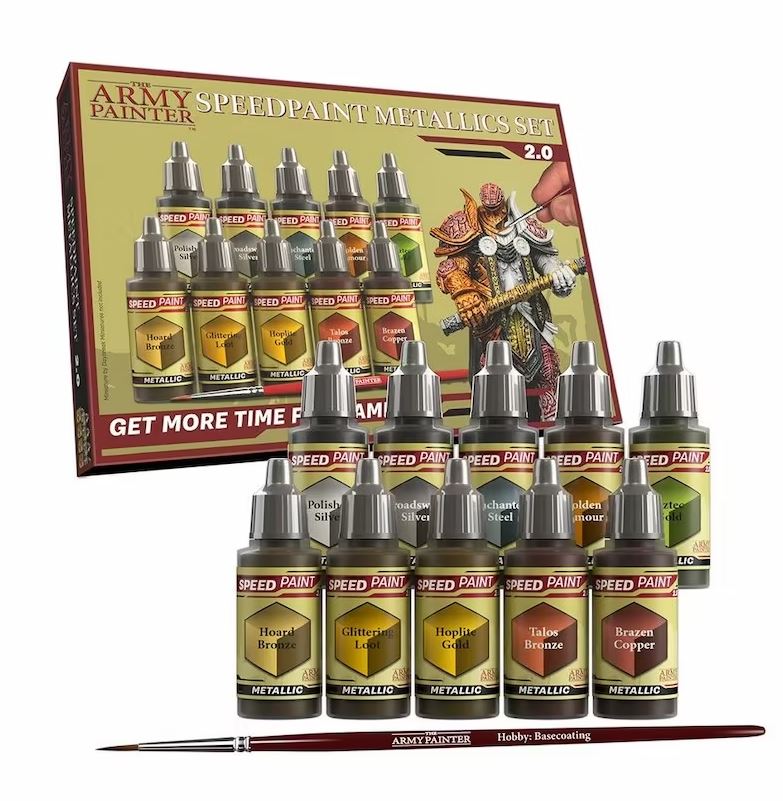 Army Painter Speedpaint Metallics Set 2.0