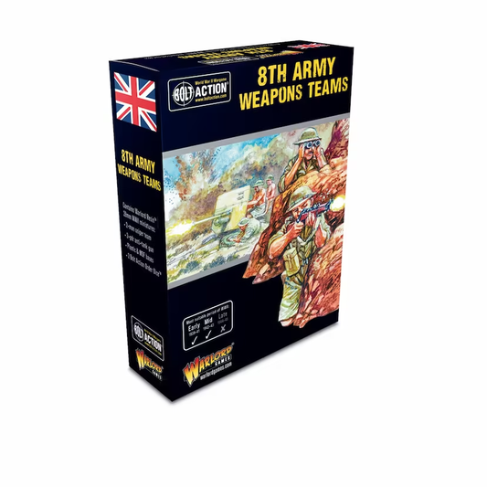 Bolt Action - British 8th Army Weapons Teams