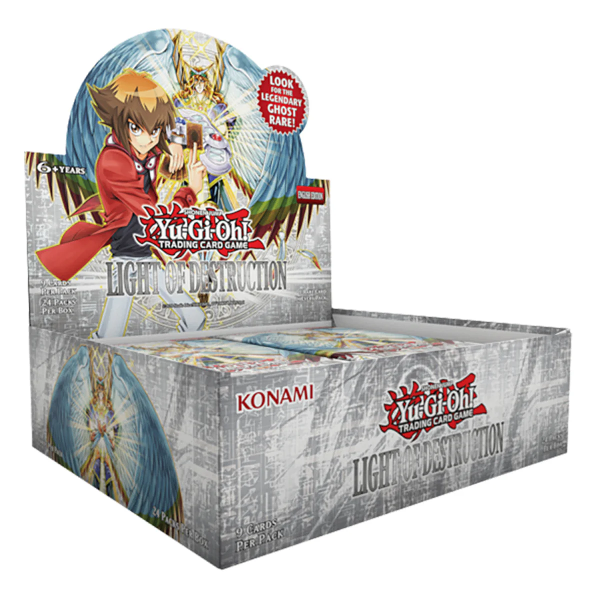 Yu-Gi-Oh! - Light Of Destruction Booster Reprint Unlimited Edition Booster Box SEALED CASE OF 12 Displays
