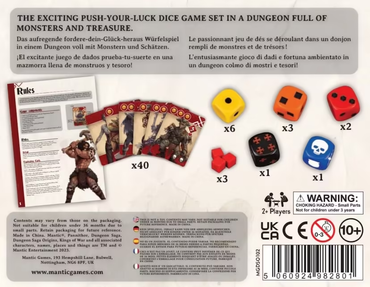 Dungeon Saga Origins: The Dice Game (Pre-Order)