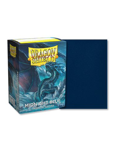 Dragon Shield Matte Midnight Blue Standard Sleeves (100)