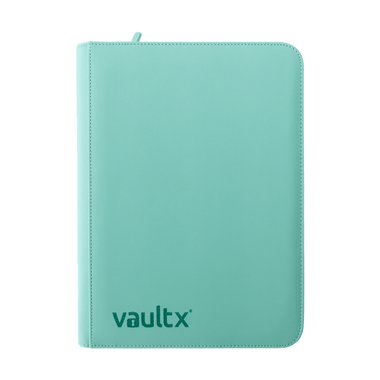 Vault X 9 Pocket eXo-Tec Zip Binder Mint Green
