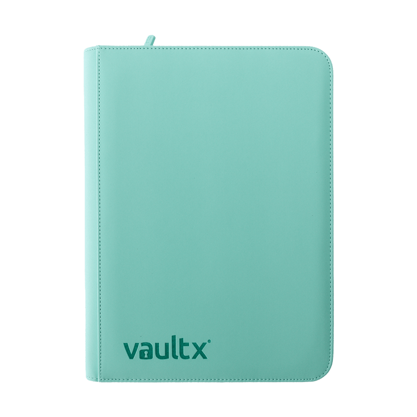 Vault X 9 Pocket eXo-Tec Zip Binder Mint Green