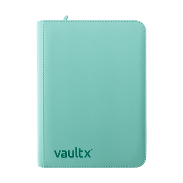 Vault X 9 Pocket eXo-Tec Zip Binder Mint Green