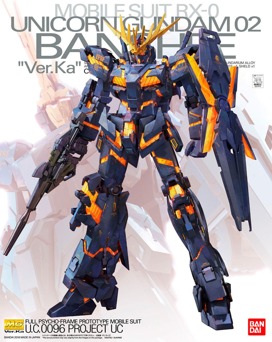 Bandai Spirits - MG 1/100 Unicorn Gundam 02 Banshee Version Ka