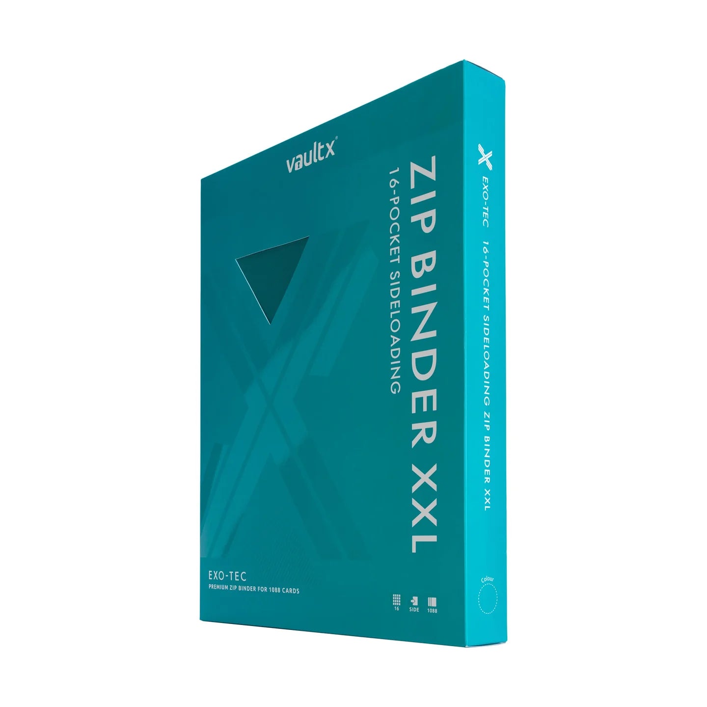 Vault X 16-Pocket eXo-Tec® Zip Binder XXL Ocean Blue