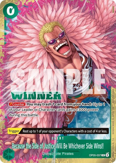 op05-037-becausethesideofjusticewillbewhicheversidewinswinnerpack2025vol4