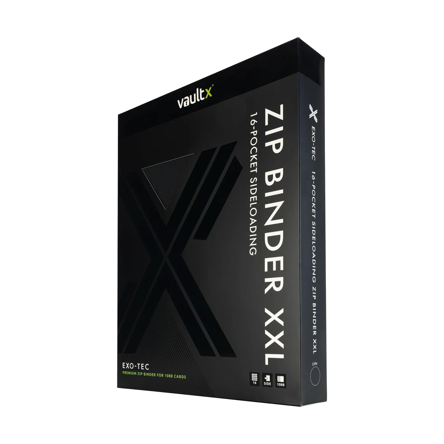 Vault X 16-Pocket eXo-Tec® Zip Binder XXL Signature Black