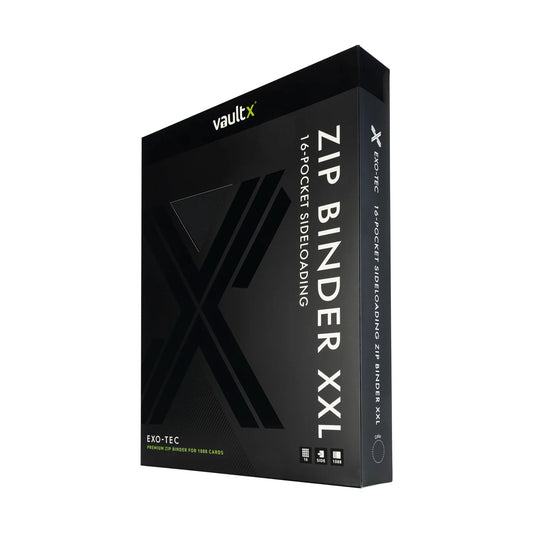 Vault X 16-Pocket eXo-Tec® Zip Binder XXL Signature Black