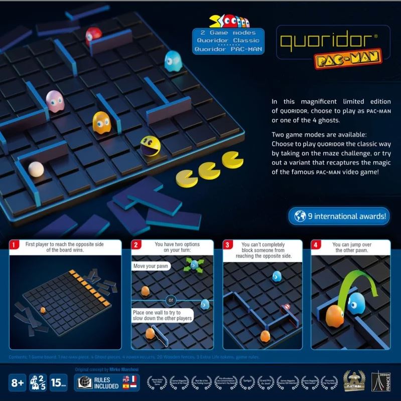 Quoridor: Pac-Man Boardgame