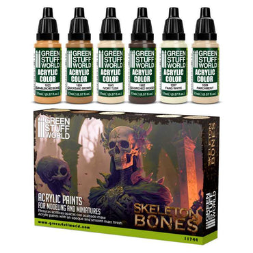 Green Stuff World Paint Set - Bones