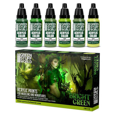 Green Stuff World: Paint Set - Bright Green