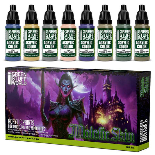 Green Stuff World: Paint Set - Malefic Skin
