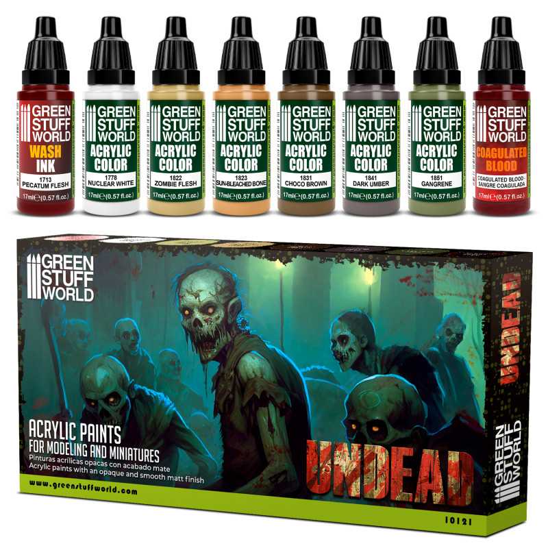 Green Stuff World: Paint Set - Undead