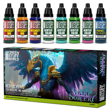 Green Stuff World Paint Set - Warp Sorcery