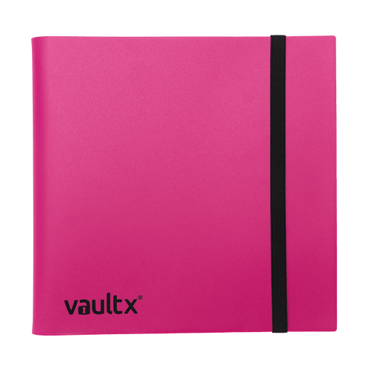 Vault X 12-Pocket Strap Binder Pink