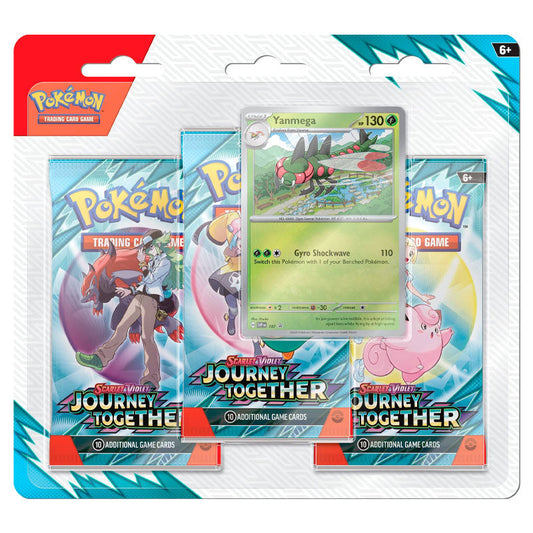Pokémon TCG: Scarlet & Violet 9 – Journey Together - 3-Pack Blister Yanmega