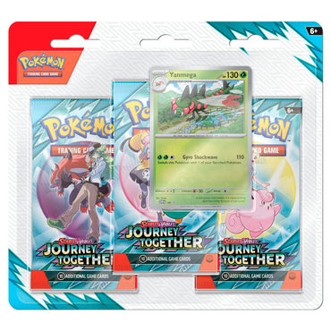 Pokémon TCG: Scarlet & Violet 9 – Journey Together - 3-Pack Blister Yanmega (Pre-Order)