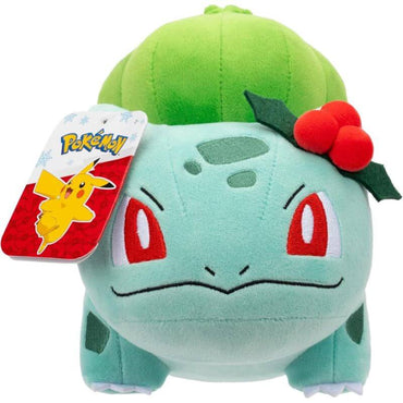 Pokémon Plush Figure Bulbasaur with Red Tinsel 20 cm