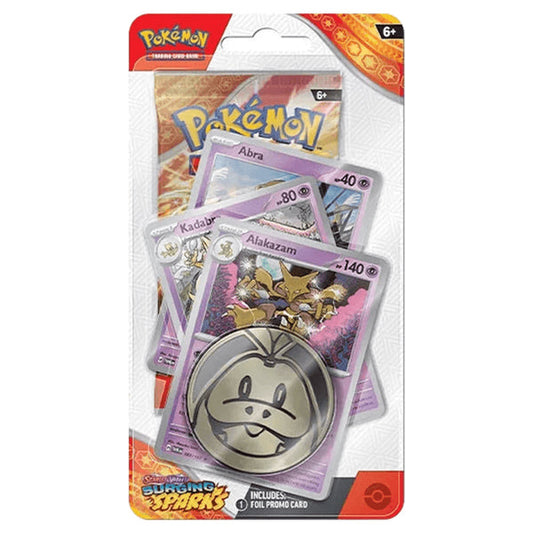 Pokemon TCG : Scarlet & Violet 8 Surging Sparks - Premium Checklane Blister - Alakazam