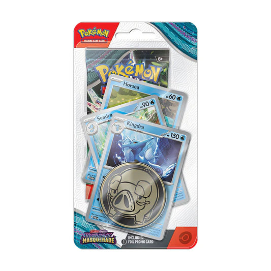 Pokemon TCG: Scarlet & Violet 6 - Twilight Masquerade Kingdra Premium Checklane Blister