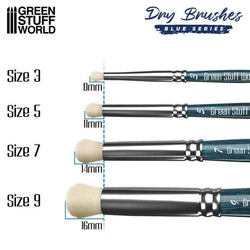 Green Stuff World Premium Dry Brush Set - BLUE Series