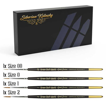 Green Stuff World Premium Paint Brushes - GOLD SERIES