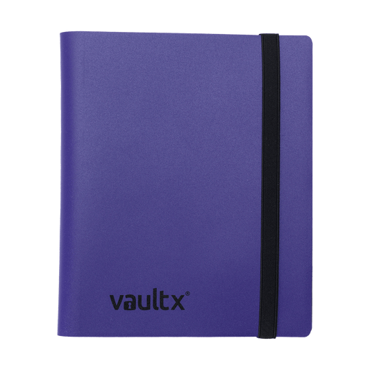 Vault X 4-Pocket Strap Binder Purple