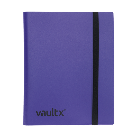 Vault X 9-Pocket Strap Binder Purple
