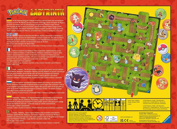 Pokémon Labyrinth Board Game by Ravensburger