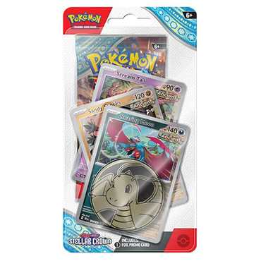 Pokemon - Scarlet & Violet - Stellar Crown - Premium Checklane Blister - Roaring Moon