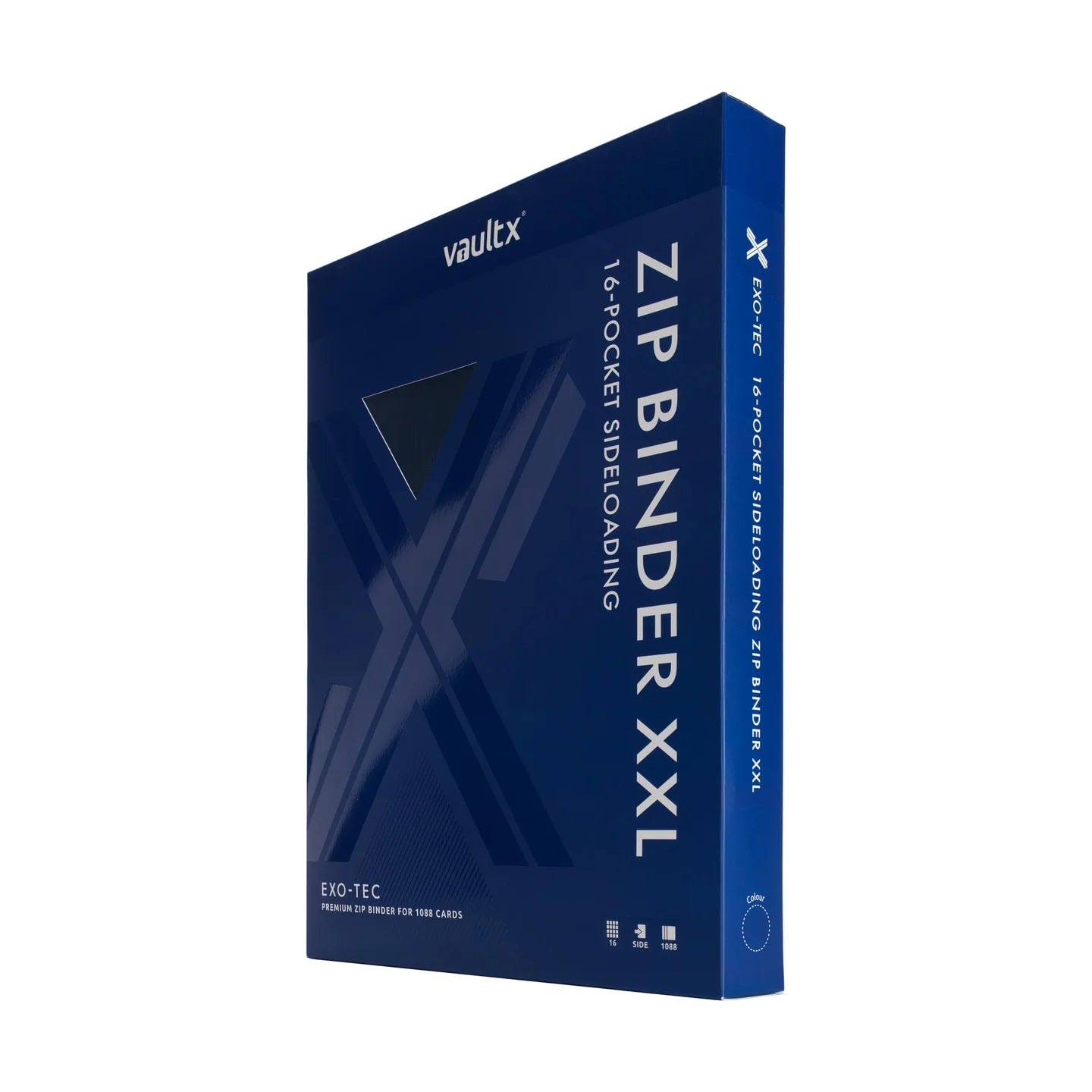 Vault X 16-Pocket eXo-Tec® Zip Binder XXL Royal Blue
