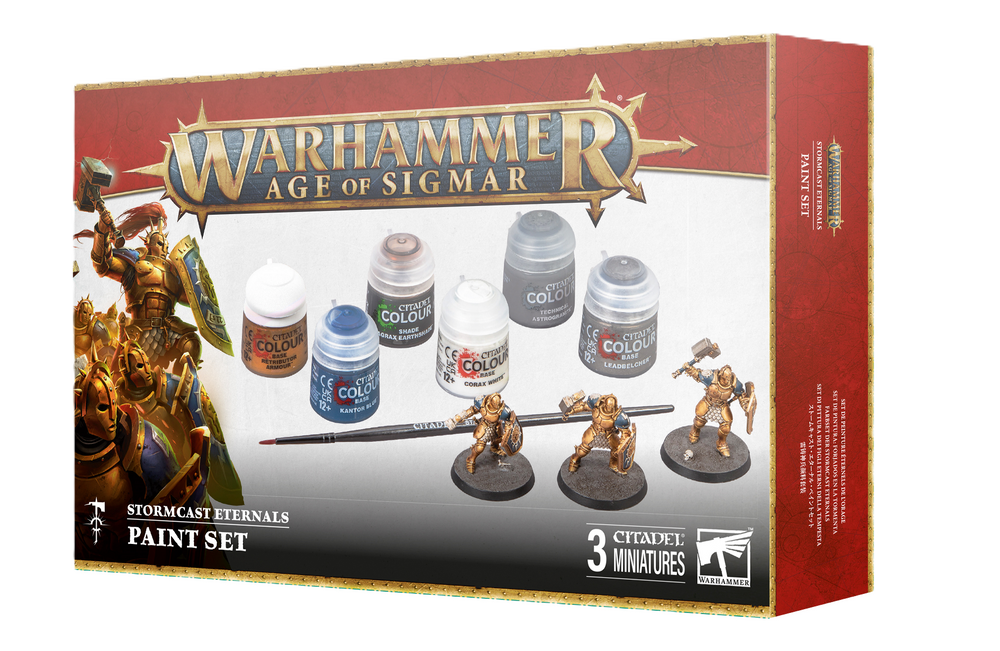 AGE OF SIGMAR STORMCAST ETERNALS + PAINT SET