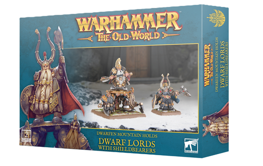 OLD WORLD DWARFEN MOUNTAIN HOLDS: DWARF LORDS WITH SHIELDBEARERS