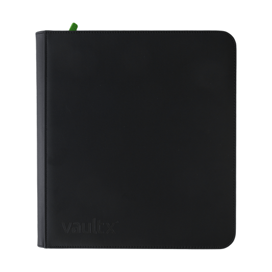 Vault X 12-Pocket Exo-Tec® Zip Binder XL Signature Black