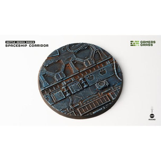 Spaceship Corridor Bases, Round 100mm (x1) - Gamers Grass