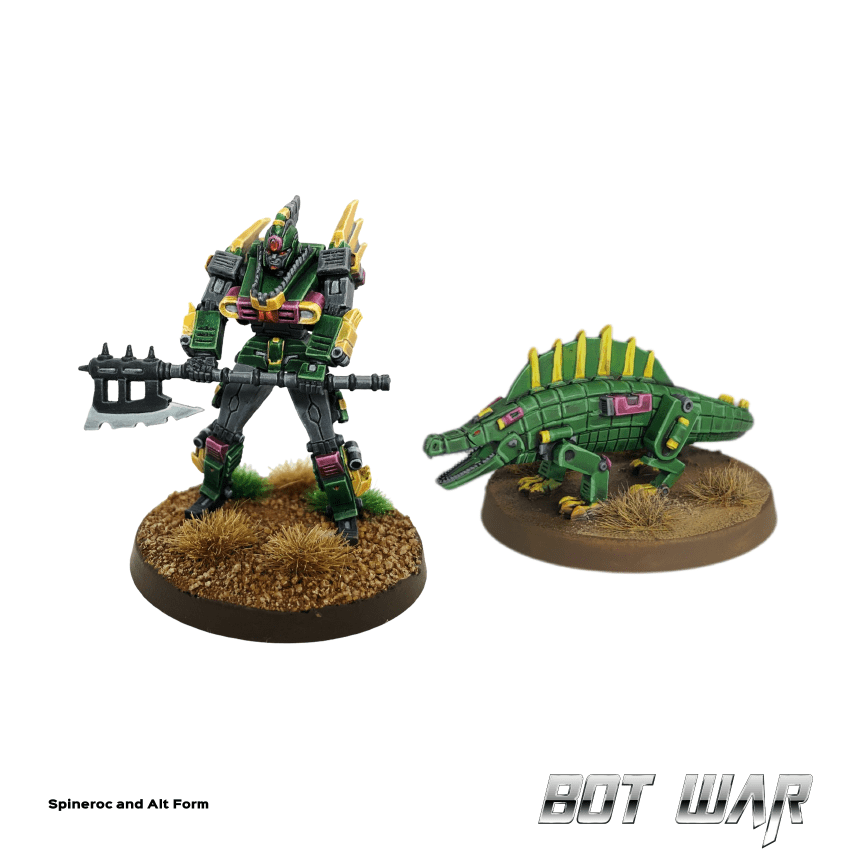 Bot War Spineroc and Alt Form