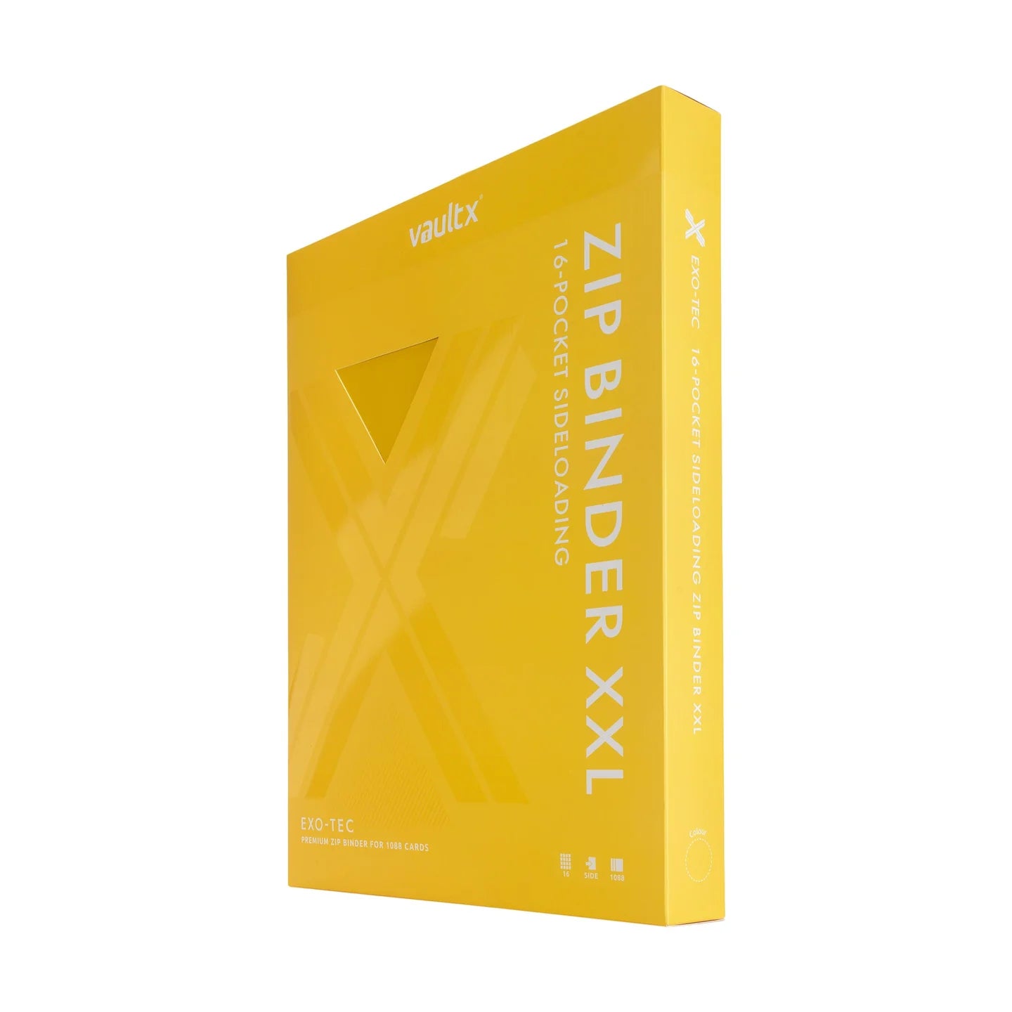 Vault X 16-Pocket eXo-Tec® Zip Binder XXL Sunrise Yellow