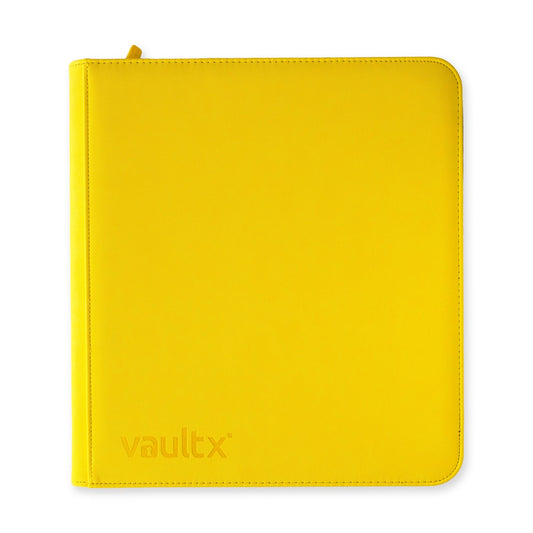 Vault X 12-Pocket Exo-Tec® Zip Binder XL Sunrise Yellow