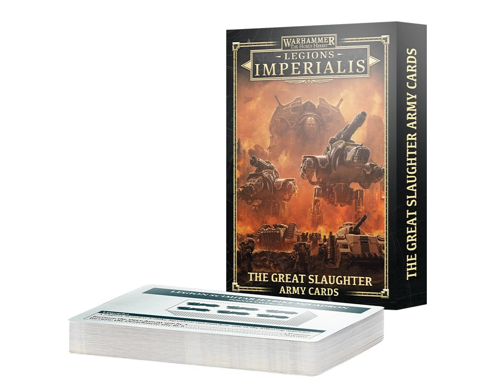 LEGIONS IMPERIALIS THE GREAT SLAUGHTER ARMY CARDS