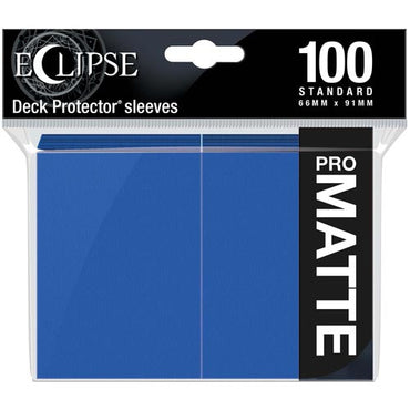 Ultra Pro Eclipse Matte Standard Card Sleeves: Pacific Blue (100)