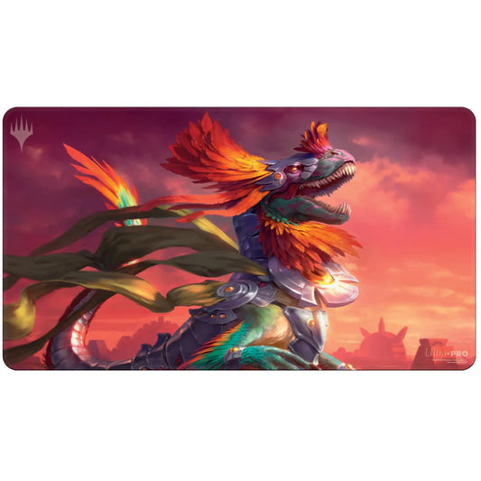MtG Playmat: The Lost Caverns of Ixalan - Pantlaza, Sun-Favored