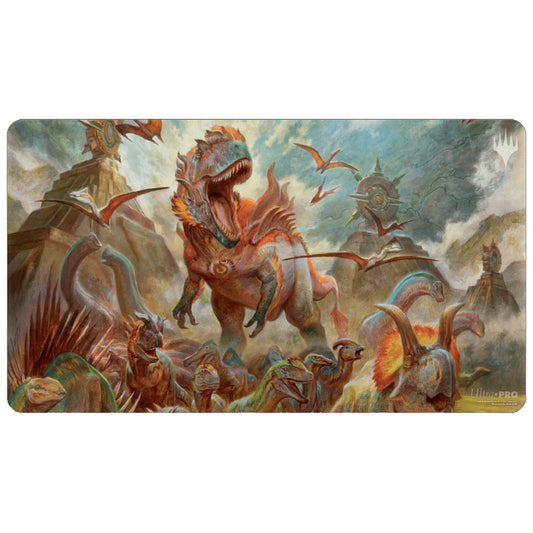 MtG Playmat: The Lost Caverns of Ixalan - Gishath, Sun's Avatar